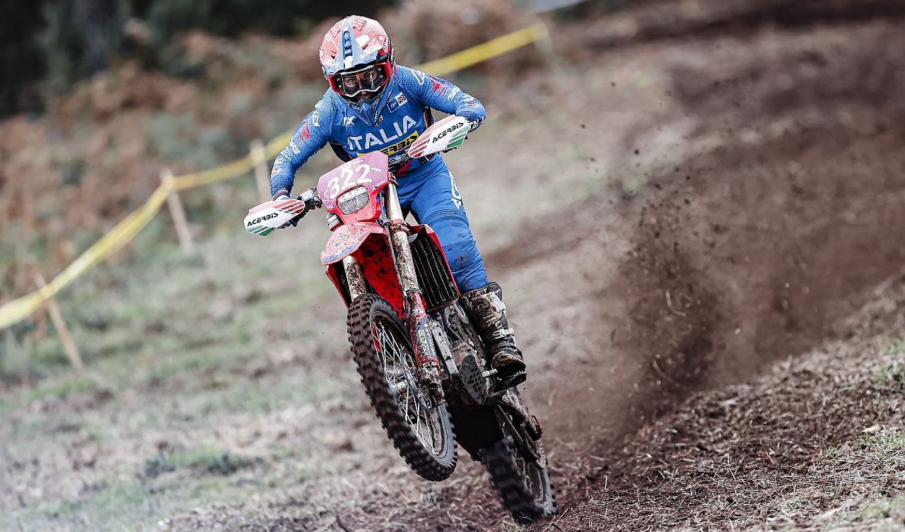 Team Italy during the 2023 FIM 6DAYS® in San Juan, Argentina ©Future7Media