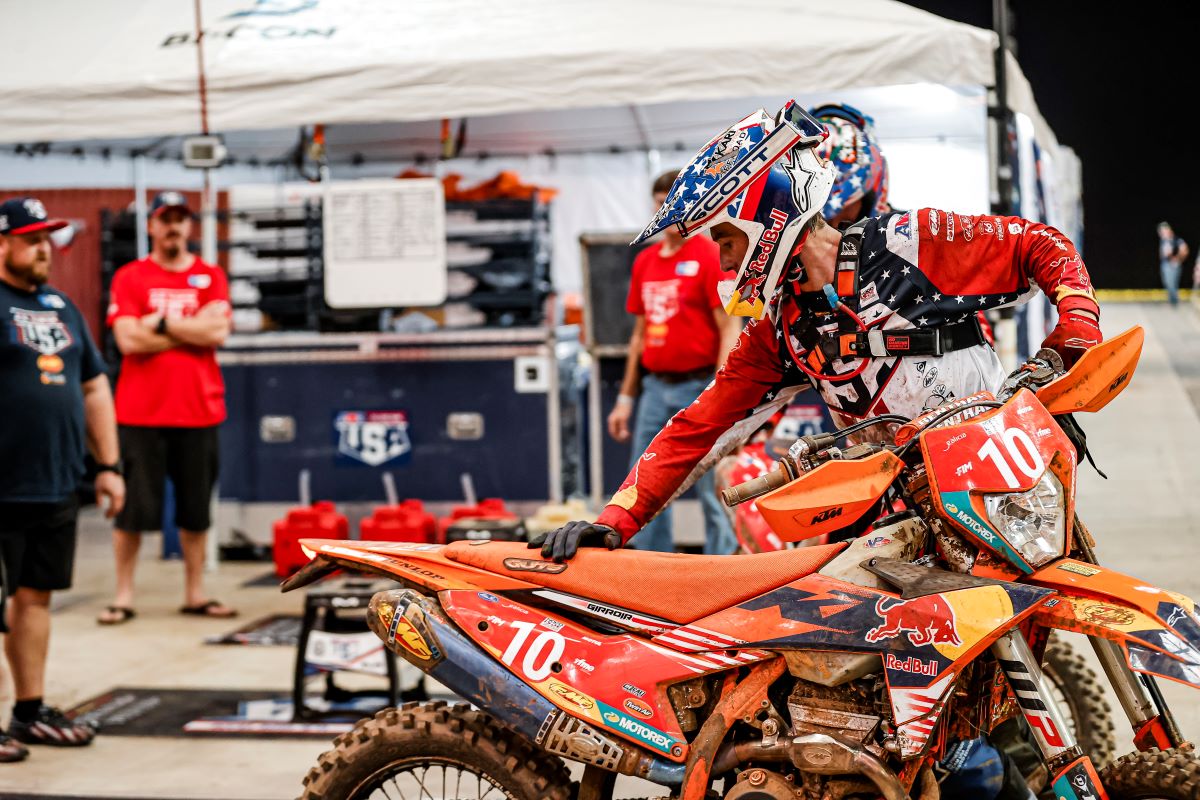 Jonathan Girroir using MOTOREX at 2024 6DAYS®, Spain © Future7Media